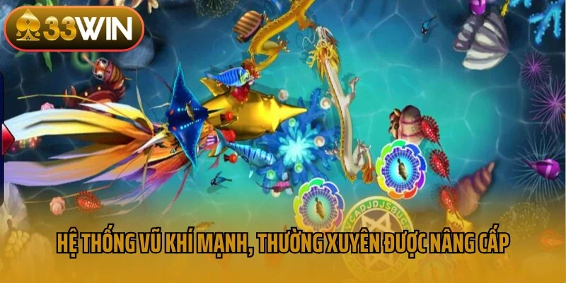 Hệ thống vũ khí mạnh, thường xuyên được nâng cấp