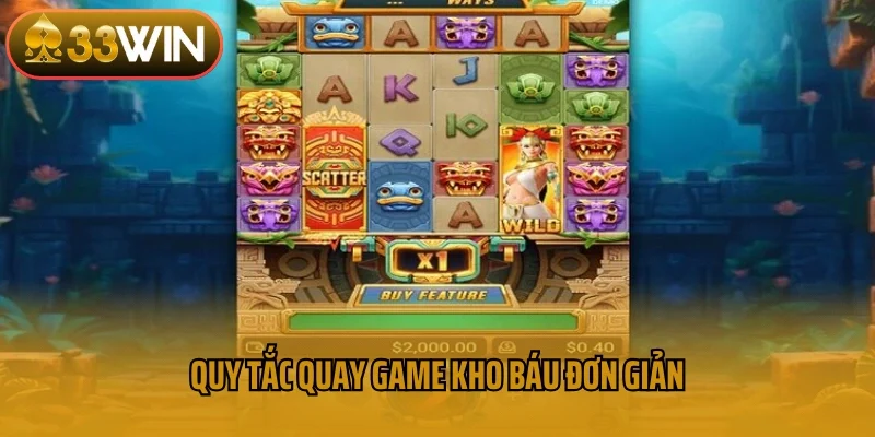 Quy tắc quay game kho báu đơn giản